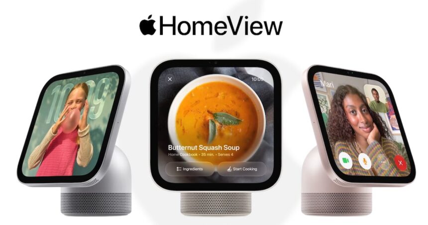 Apple presenta HomeView, su primera pantalla inteligente con Siri AI