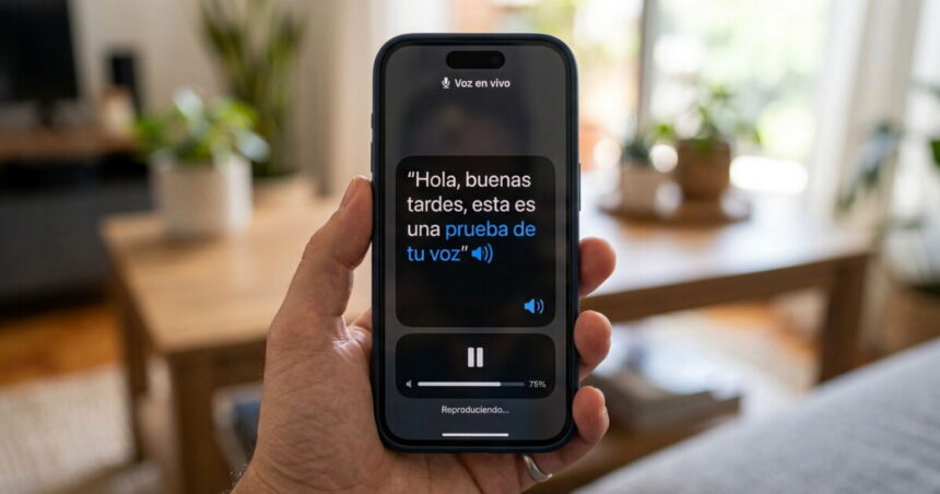 Apple permite clonar tu voz en iPhone: cómo activar la función