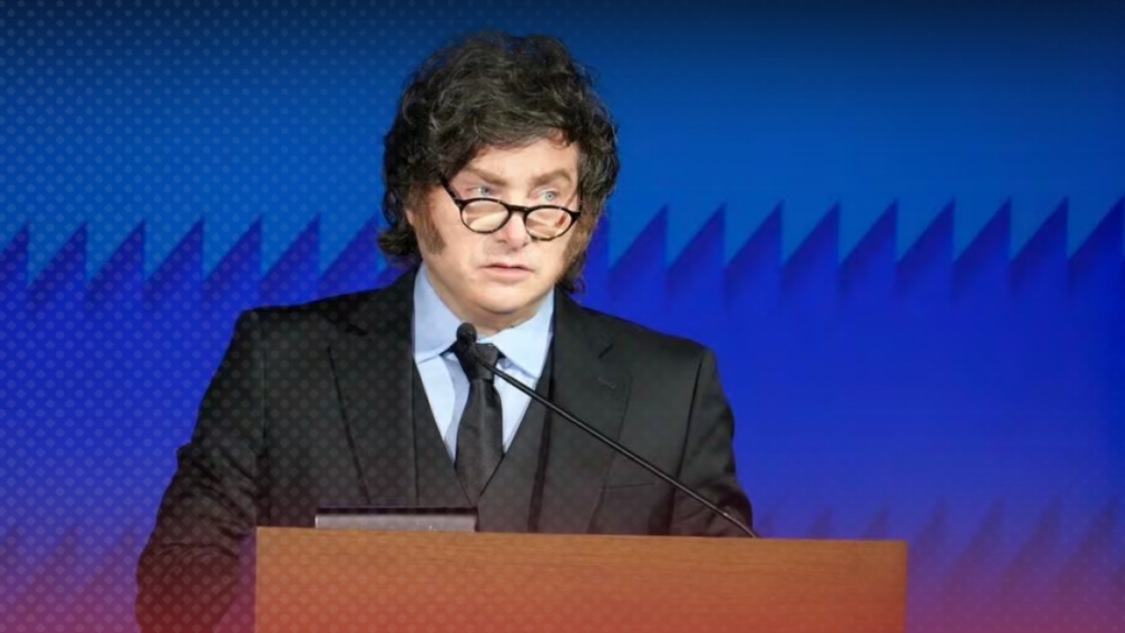 Milei afirma en Washington: "Los impuestos son un robo"