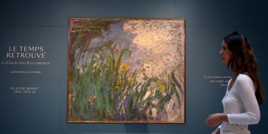 "Iris" de Monet rompe récord en subasta: 50 millones de euros