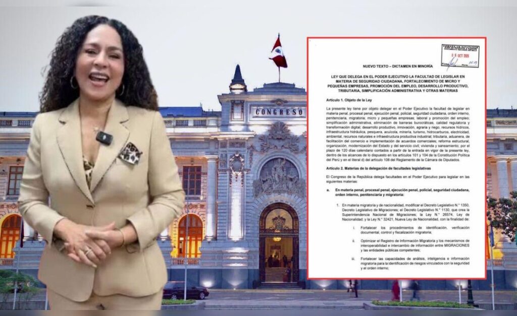 Fuerza Popular presenta dictamen alterno sobre facultades al Ejecutivo