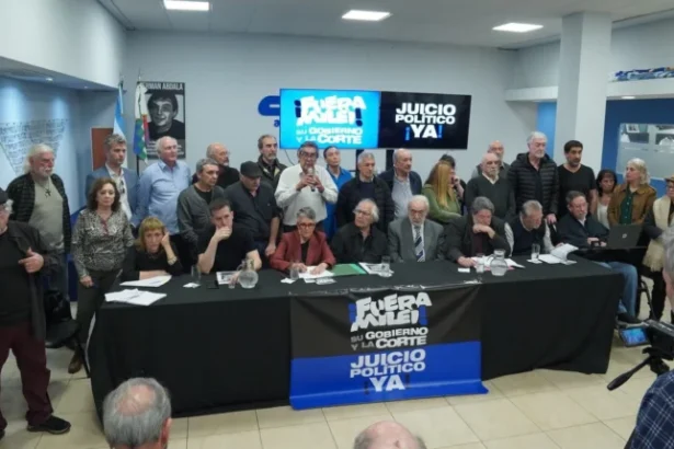 Organizaciones lanzan campaña para juicio político a Milei y la Corte
