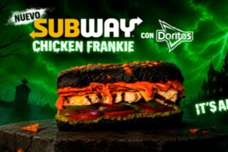 Subway lanza Chicken Frankie con pan negro y Doritos en México
