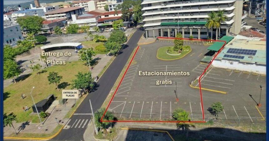 Panamá habilita estacionamientos gratis para retiro de placas